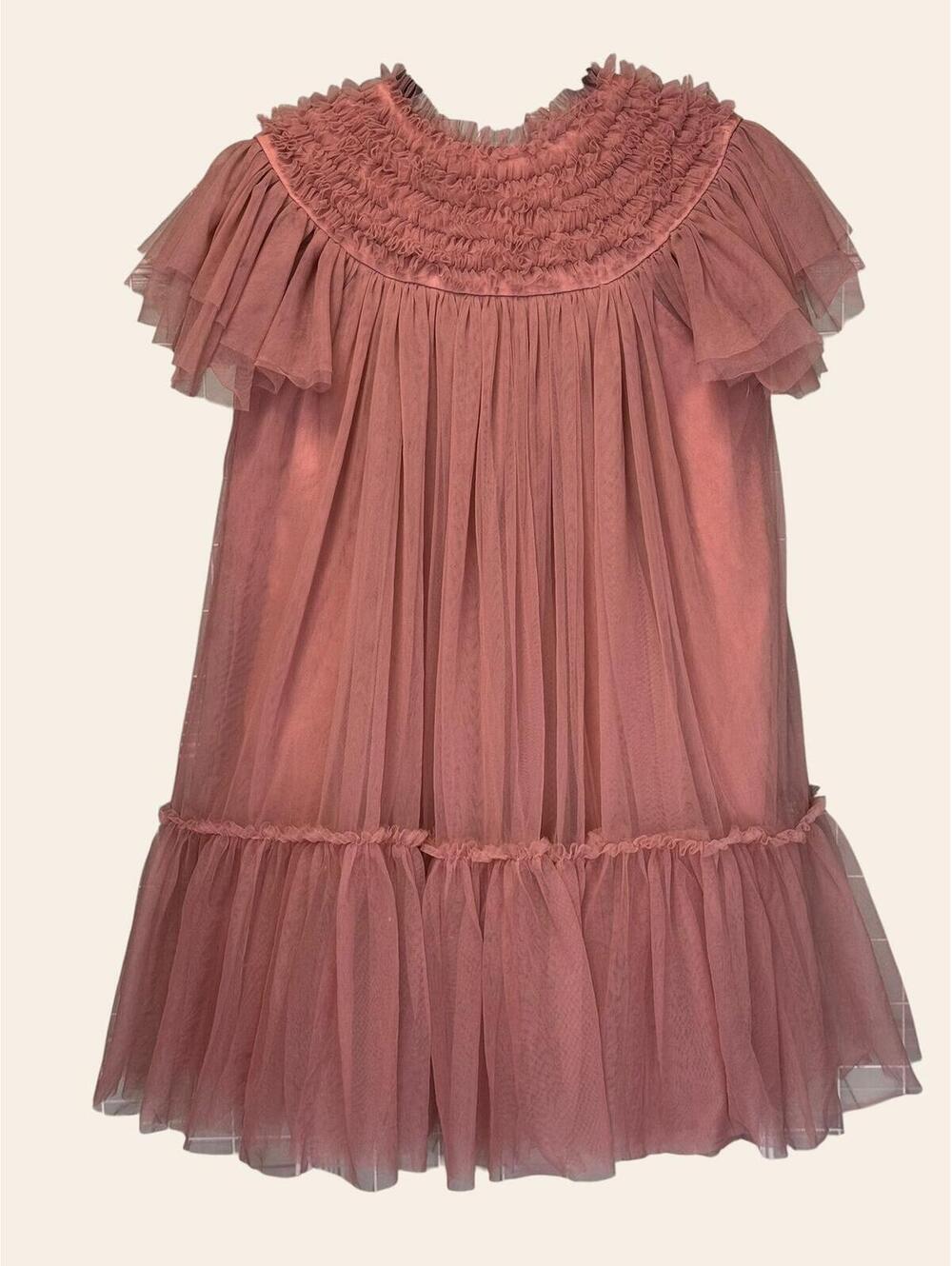 Cera Una Volta Pink Girls Gown